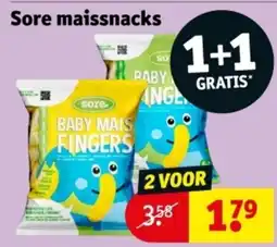 Kruidvat Sore maissnacks aanbieding