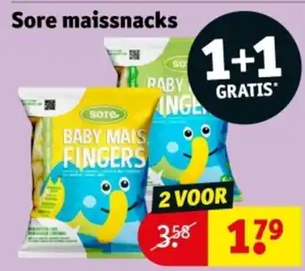 Kruidvat Sore maissnacks aanbieding