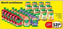 Kruidvat Olvarit variatiemenu aanbieding