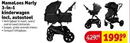 Kruidvat MamaLoes Marly 3 in 1 kinderwagen aanbieding