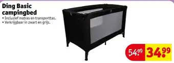 Kruidvat Ding Basic campingbed aanbieding