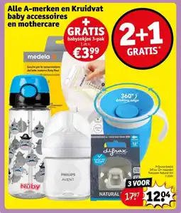 Kruidvat Alle A-merken en Kruidvat baby accessoires en mothercare aanbieding
