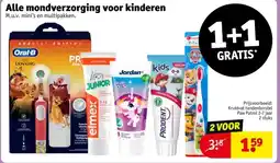 Kruidvat Alle mondverzorging voor kinderen aanbieding