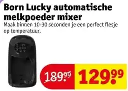 Kruidvat Born Lucky automatische melkpoeder mixer aanbieding