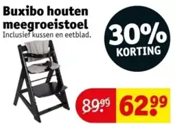 Kruidvat Buxibo houten meegroeistoel aanbieding