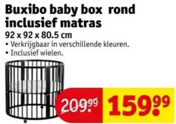 Kruidvat Buxibo baby box rond inclusief matras aanbieding