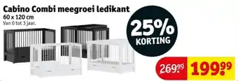 Kruidvat Cabino Combi meegroei ledikant aanbieding