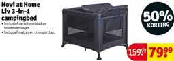 Kruidvat Novi at Home Liv 3 in 1 campingbed aanbieding