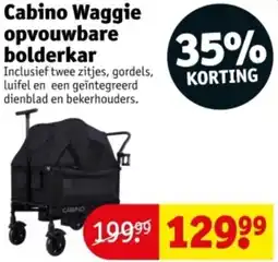 Kruidvat Cabino Waggie opvouwbare bolderkar aanbieding