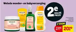Kruidvat Weleda moeder en babyverzorging aanbieding
