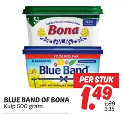 Dekamarkt Blue band of bona aanbieding