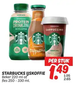 Dekamarkt STARBUCKS IJSKOFFIE aanbieding