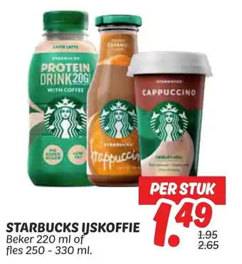 Dekamarkt STARBUCKS IJSKOFFIE aanbieding