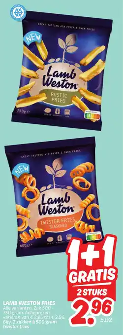 Dekamarkt Lamb weston fries aanbieding