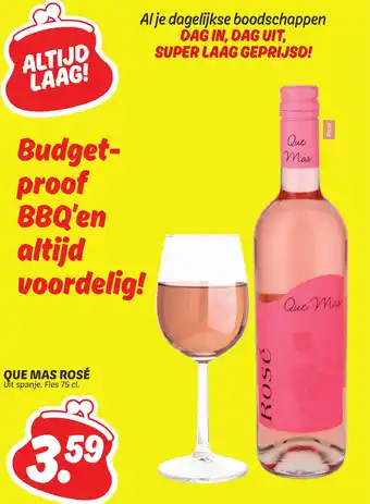 Dekamarkt Que mas rosé aanbieding