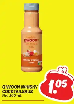 Dekamarkt G'woon whisky cocktailsaus aanbieding