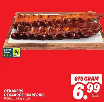 Dekamarkt Dekavers gegaarde spareribs aanbieding