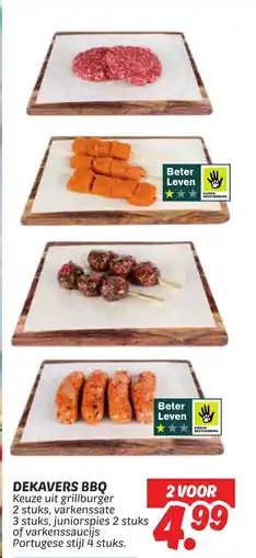 Dekamarkt Dekavers bbq aanbieding
