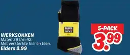 Dekamarkt Werksokken aanbieding
