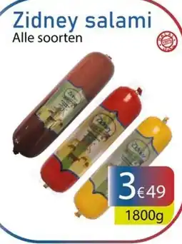 Tanger Markt Zidney salami aanbieding
