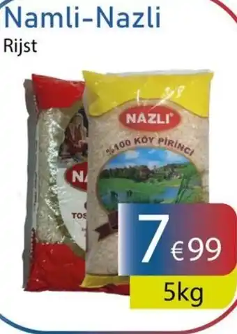 Tanger Markt Namli-Nazli Rijst aanbieding