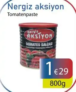 Tanger Markt Nergiz aksiyon Tomatenpaste aanbieding