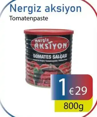 Tanger Markt Nergiz aksiyon Tomatenpaste aanbieding