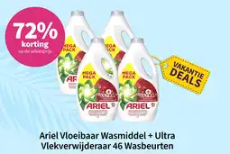 Plein.nl Ariel Vloeibaar Wasmiddel + Ultra Vlekverwijderaar aanbieding