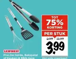 Vomar Voordeelmarkt LEIFHEIT ProLine Garde, Bakspatel of Keuken-& BBQ-tang aanbieding