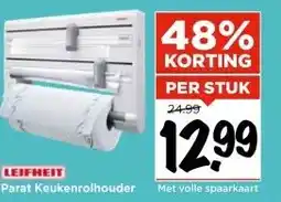 Vomar Voordeelmarkt LEIFHEIT Parat Keukenrolhouder aanbieding