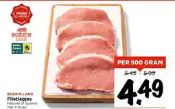 Vomar Voordeelmarkt BOER'N LAND Filetlapjes aanbieding