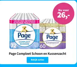 Plein.nl Page Compleet Schoon en Kussenzacht aanbieding
