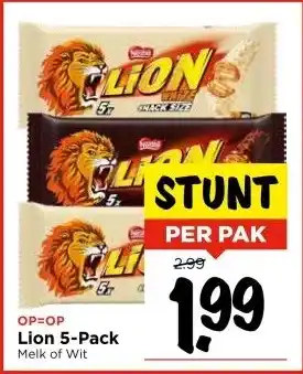 Vomar Voordeelmarkt Lion 5-Pack aanbieding