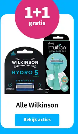 Plein.nl Alle Wilkinson aanbieding