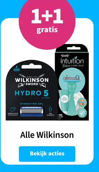 Plein.nl Alle Wilkinson aanbieding