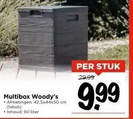 Vomar Voordeelmarkt Multibox Woody's aanbieding