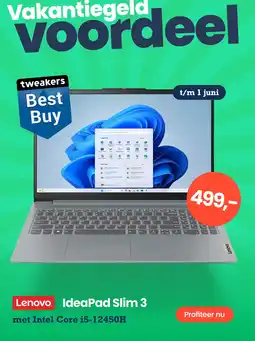 Paradigit Lenovo IdeaPad Slim 3 met Intel Core i5-12450H aanbieding