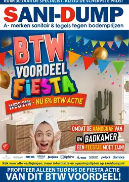 Sani-Dump BTW VOORDEEL FIESTA aanbieding