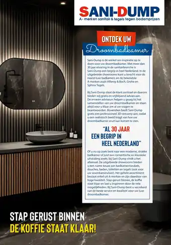 Sani-Dump Droombadkamer aanbieding