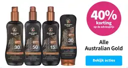 Plein.nl Alle Australian Gold aanbieding