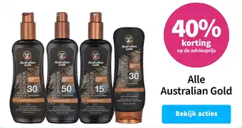 Plein.nl Alle Australian Gold aanbieding