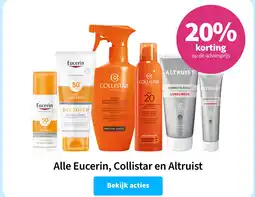Plein.nl Alle Eucerin, Collistar en Altruist aanbieding