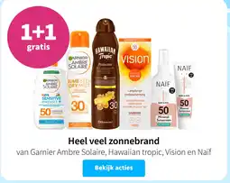 Plein.nl Heel veel zonnebrand aanbieding