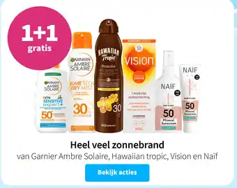 Plein.nl Heel veel zonnebrand aanbieding