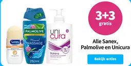 Plein.nl Alle Sanex, Palmolive en Unicura aanbieding
