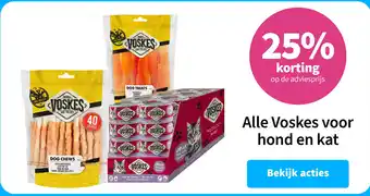 Plein.nl Alle Voskes voor hond en kat aanbieding