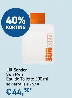 Mooi parfumerie Jill Sander aanbieding