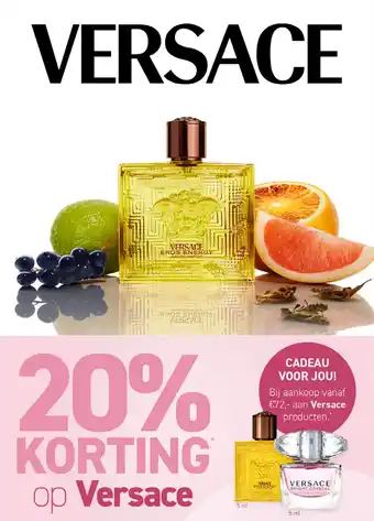 Mooi parfumerie Op versace aanbieding