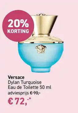 Mooi parfumerie Versace Dylan Turquoise aanbieding