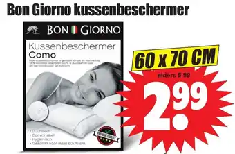 Dirk Bon Giorno Kussenbeschermer Como 60x70 cm aanbieding